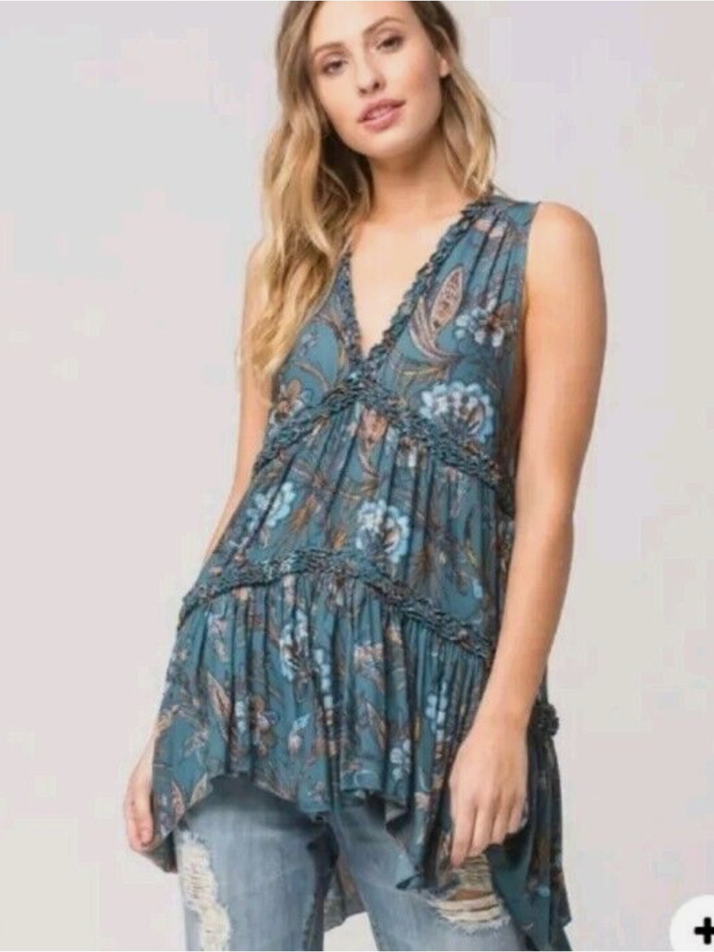 Free People Purple Haze Tunic